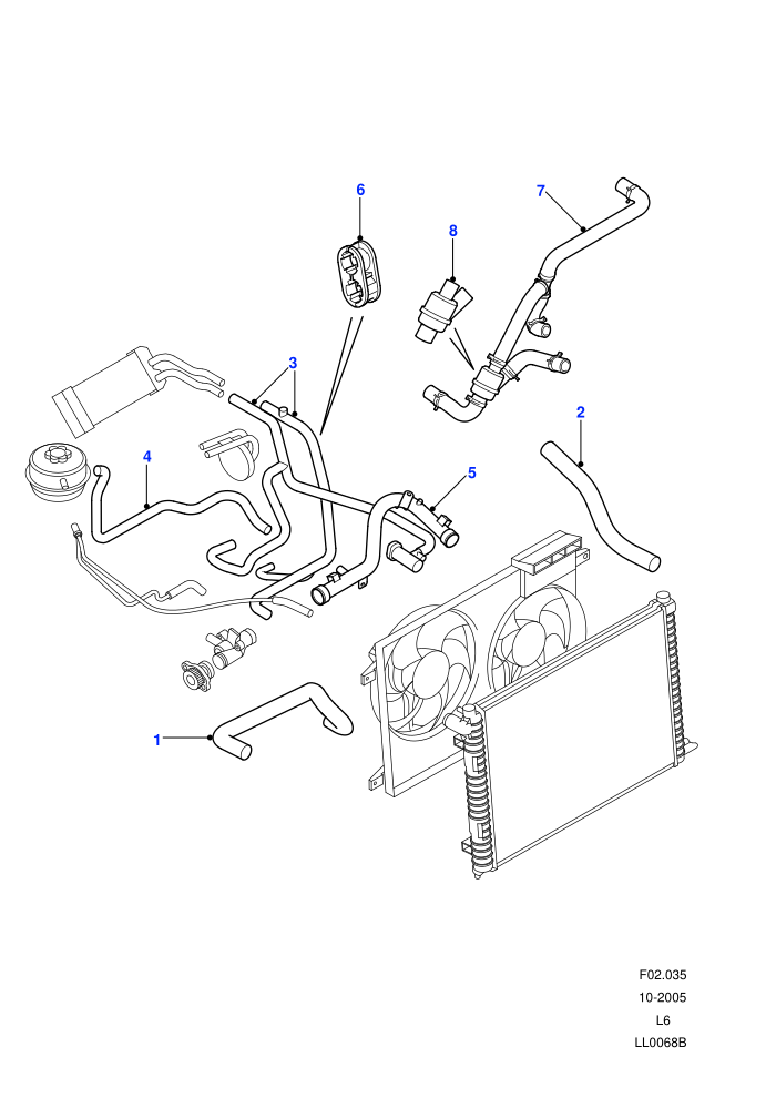 Radiator Hoses (1.8 K16 Petrol)((V)FROM1A000001)