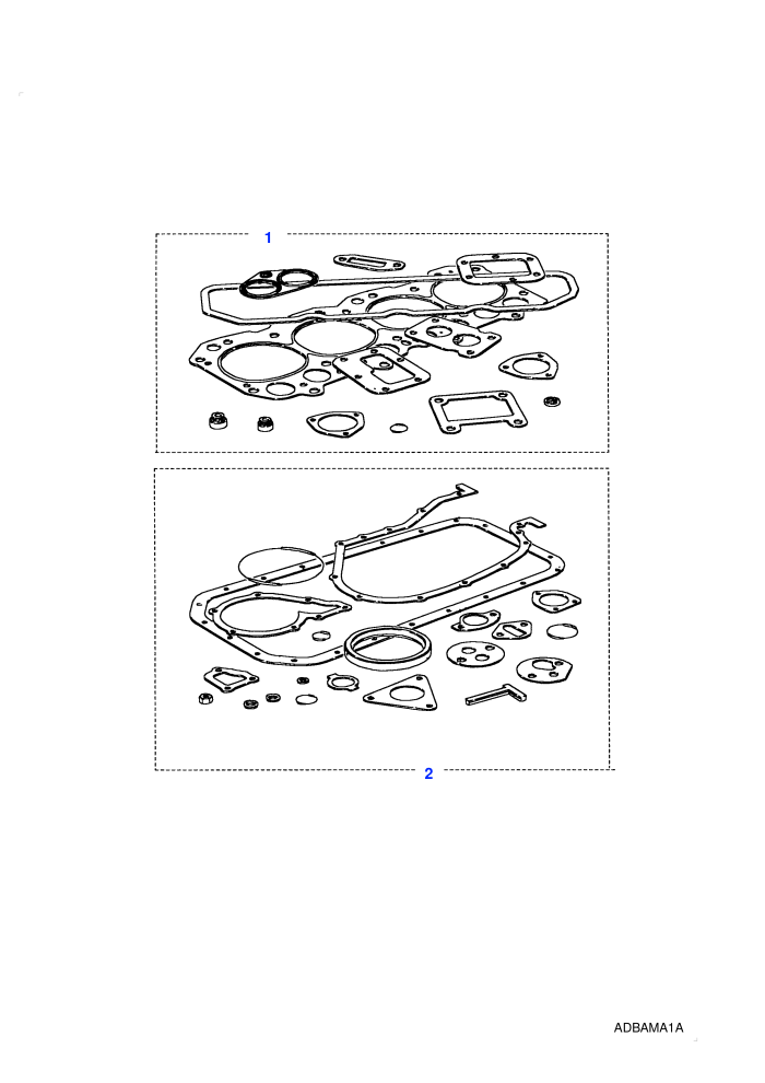 Gaskets (2.25L 4 Cyl L/R Petrol)