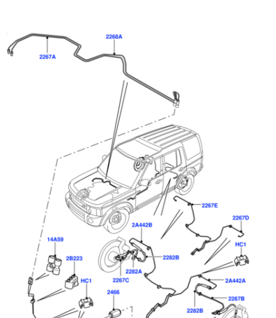 BMK2466 LAND ROVER Коннектор тормозных трубок
