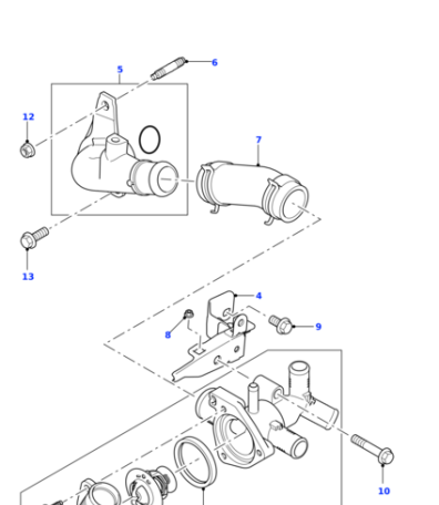 LR004603 LAND ROVER Болт М8X45MM