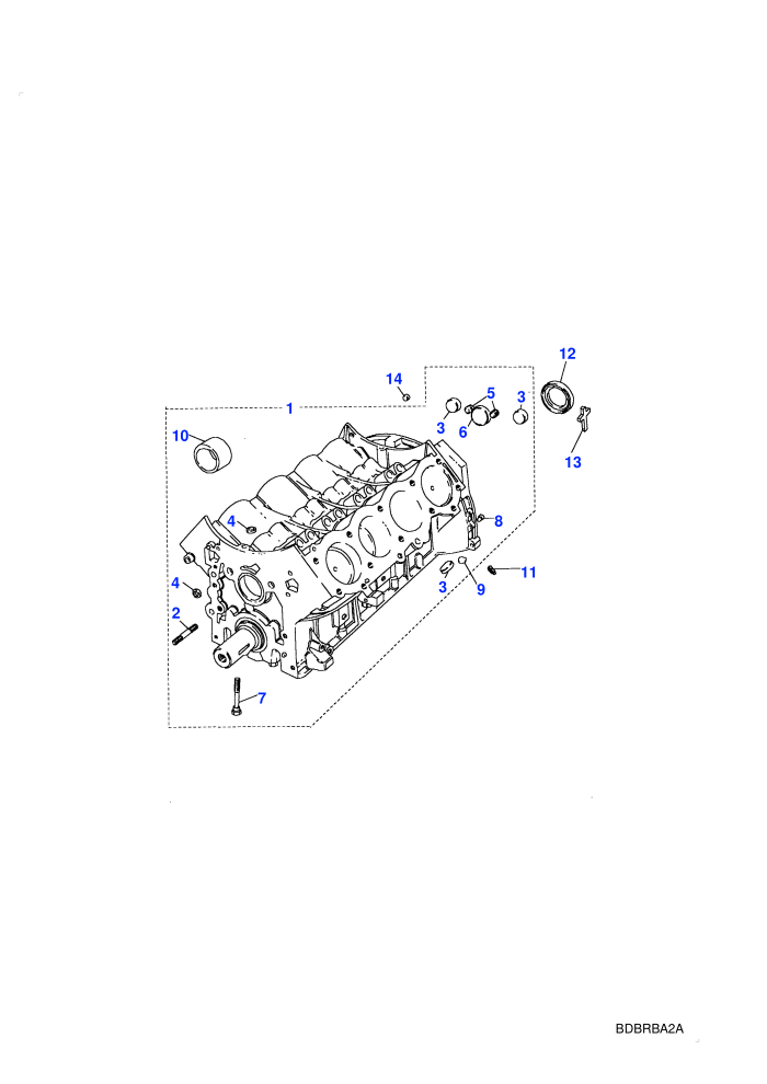 Cylinder Block (V8 EFI Petrol)