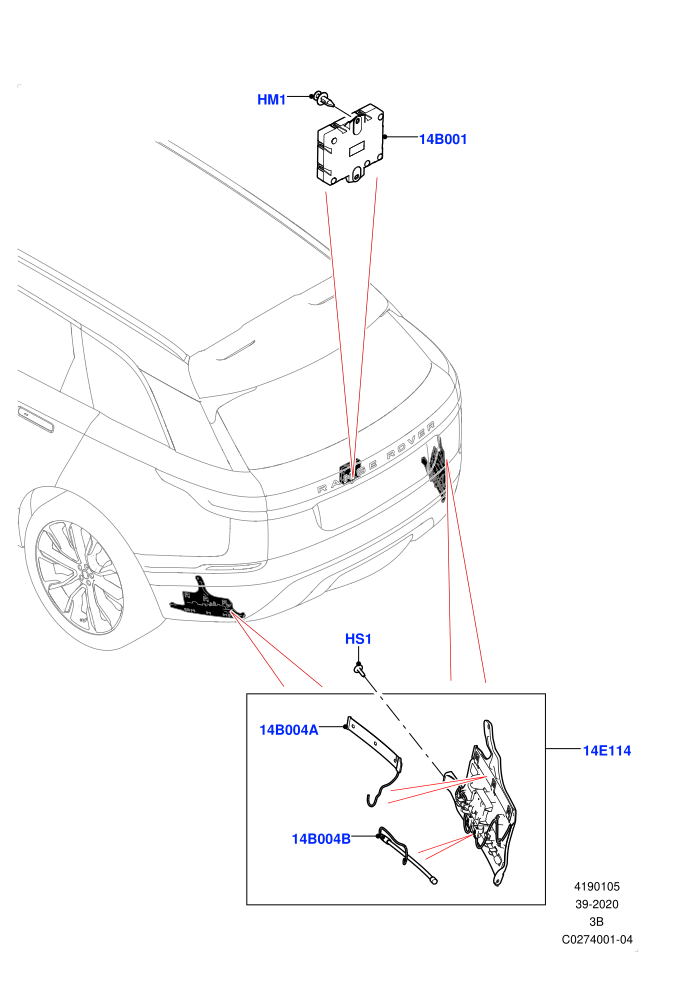 Vehicle Modules And Sensors (Tailgate - Hands Free,Tailgate-Powered Upper)(Gesture Tailgate System)