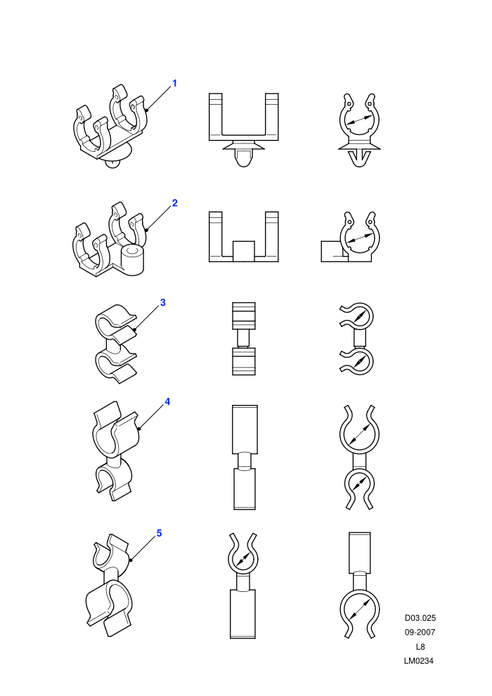 Clips-Cradle & Swivel ((V)FROM7A000001)