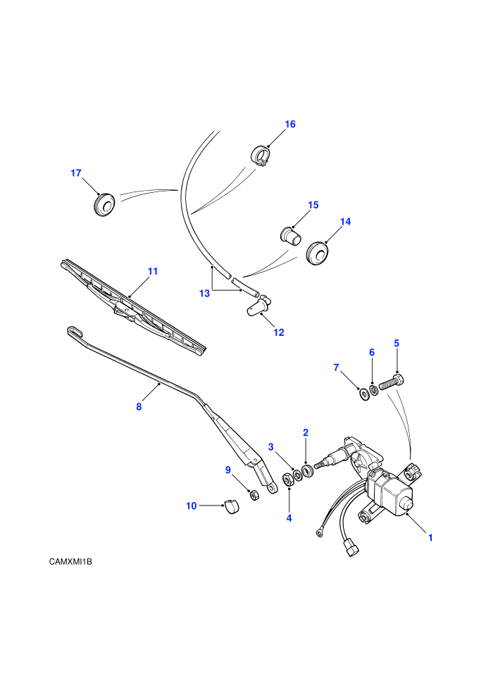 Rear Screen Wiper/Wash ((V)FROMMA081992)