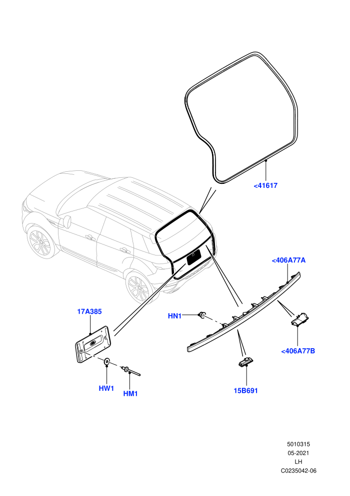 Luggage Compartment Door (3 Door,5 Door,Halewood (UK))(Weatherstrips And Seals)