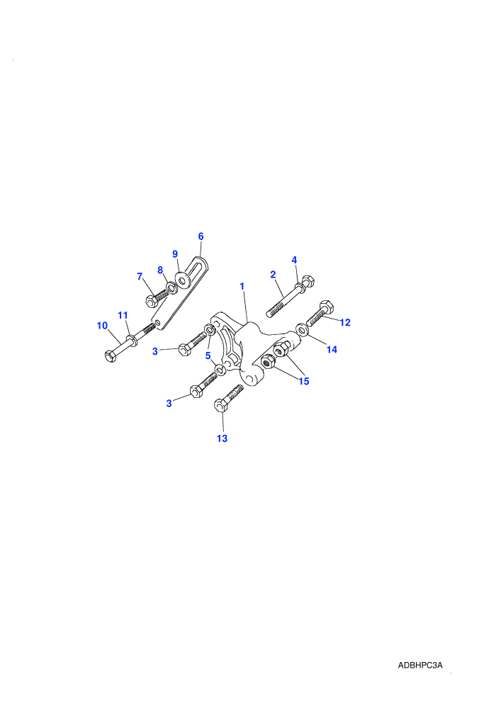 Alternator Mountings (2.5L 4 Cyl Turbo Diesel)