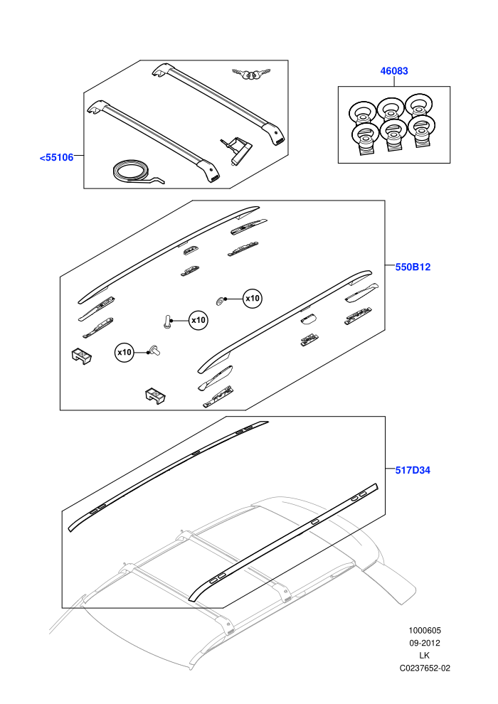 Roof Rails & Crossbars (Accessory)