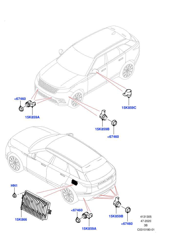 Parking Distance Control ((V)FROMMA000001)