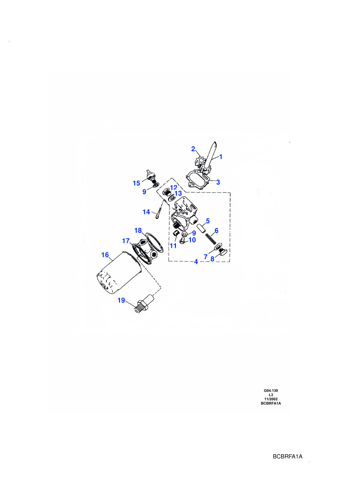 Oil Pump & Filter (Petrol V8 L/R EFI)