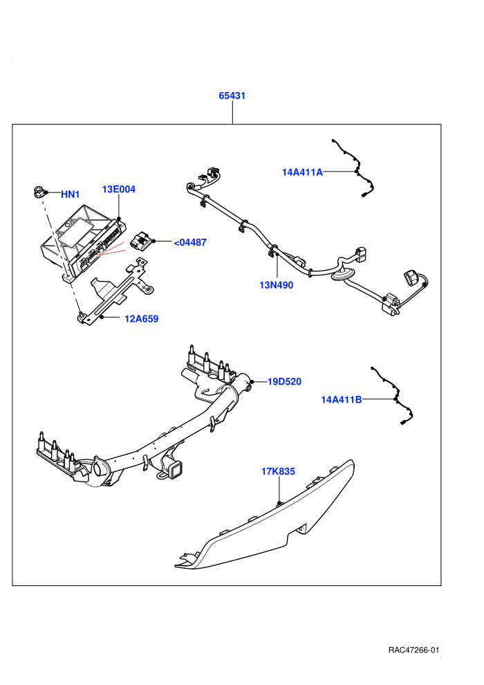 Accessory Pack (AUS 2 Square Reciever Towing)((V)FROMRH000001)