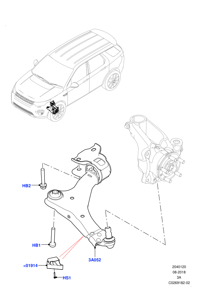 Front Suspension Arms (Itatiaia (Brazil))((V)TOKT999999 (V)FROMGT000001)