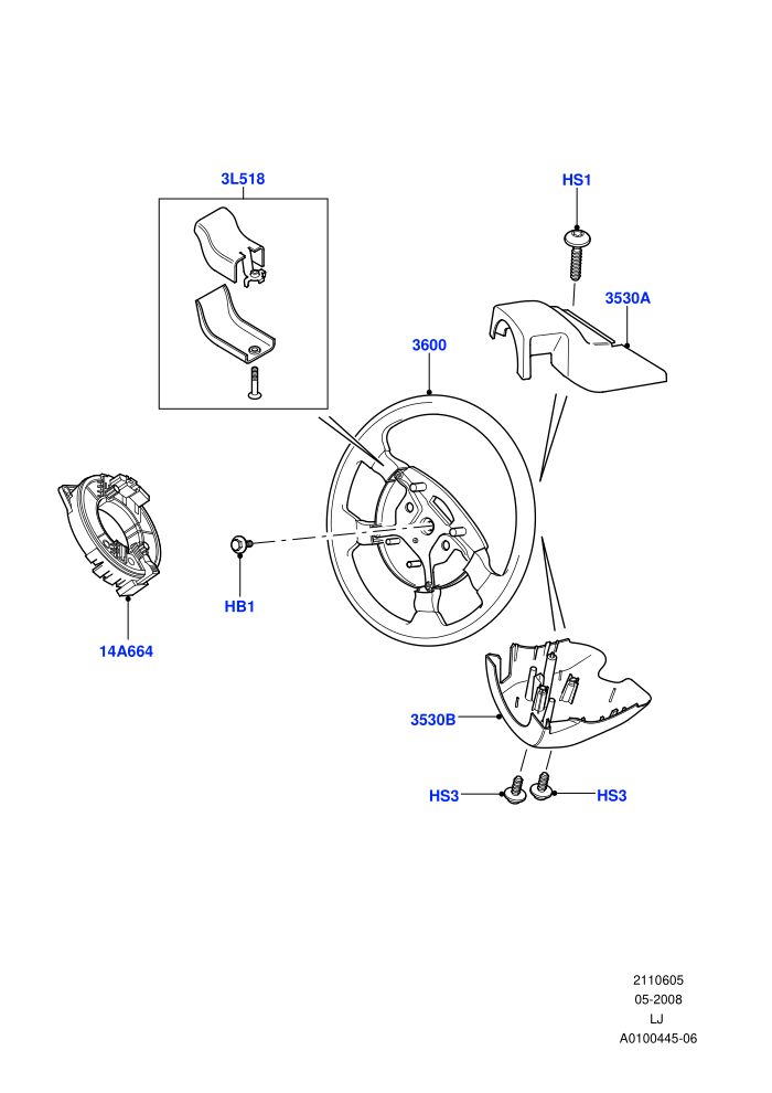 Steering Wheel ((V)TO9A999999)