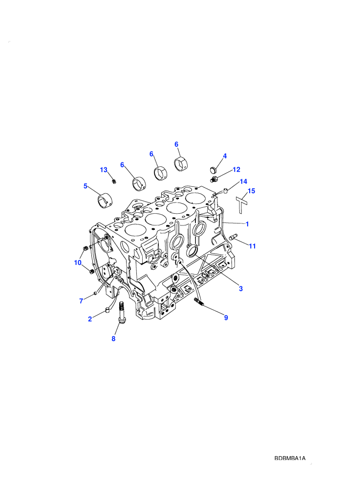 Cylinder Block (2.5L 200 Tdi,5 Speed Manual Transmission,Less Catalyst)