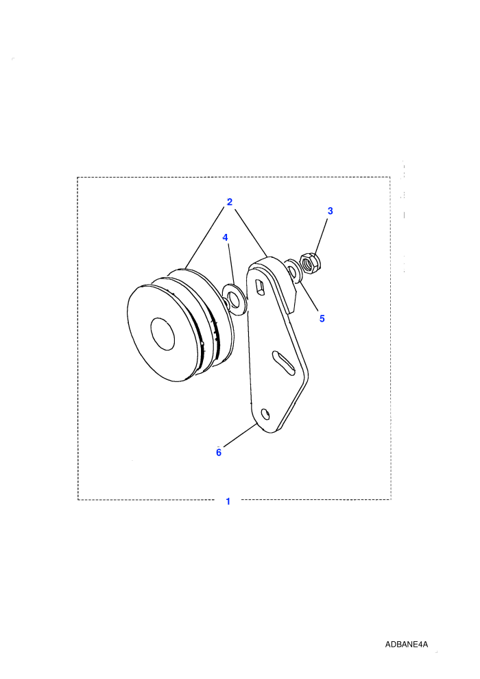 Air Conditioning Pump Idler Pulley (2.25L 4 Cyl L/R Petrol,With Air Conditioning)