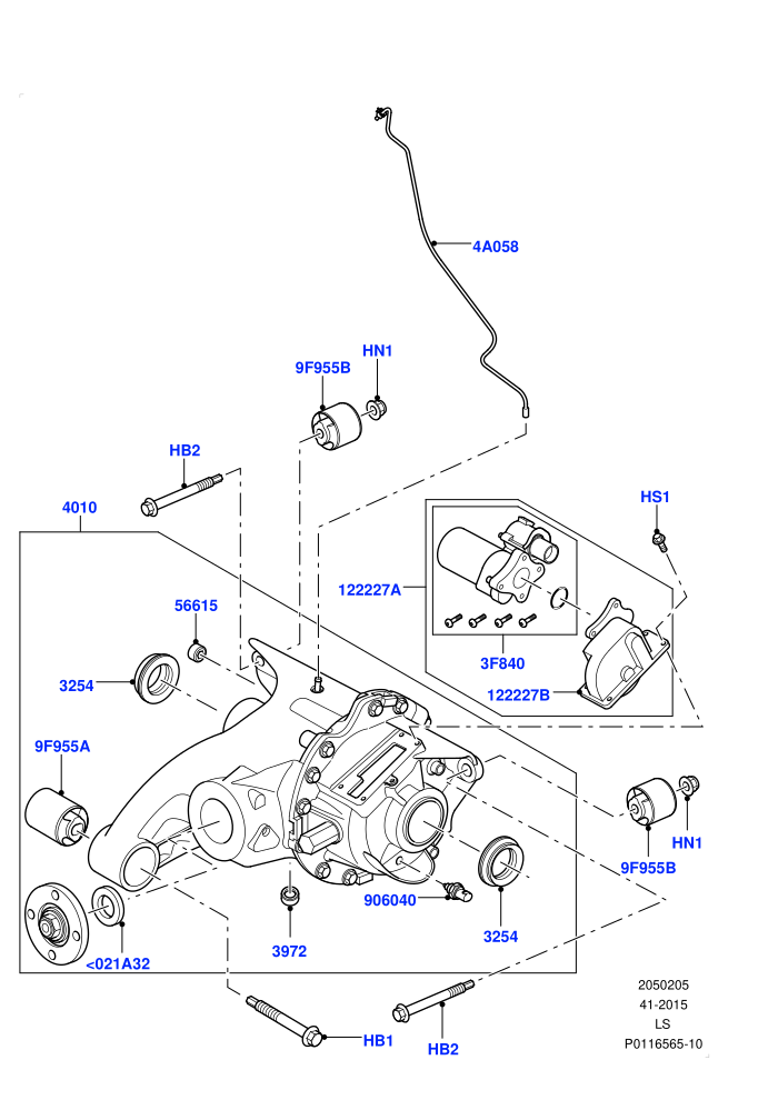 Rear Axle ((V)TO9A999999)