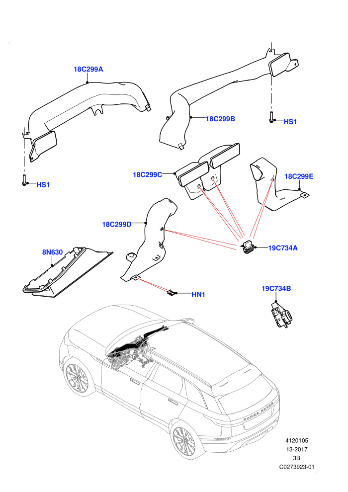 Air Vents, Louvres And Ducts (Instrument Panel,Internal Components)