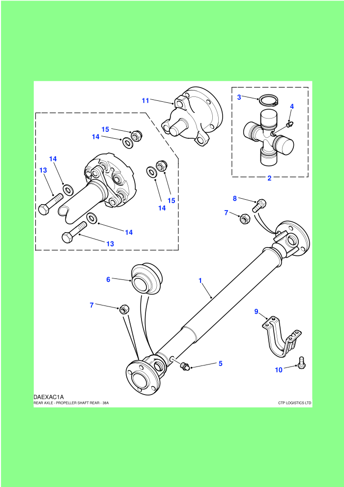 Propshaft Rear