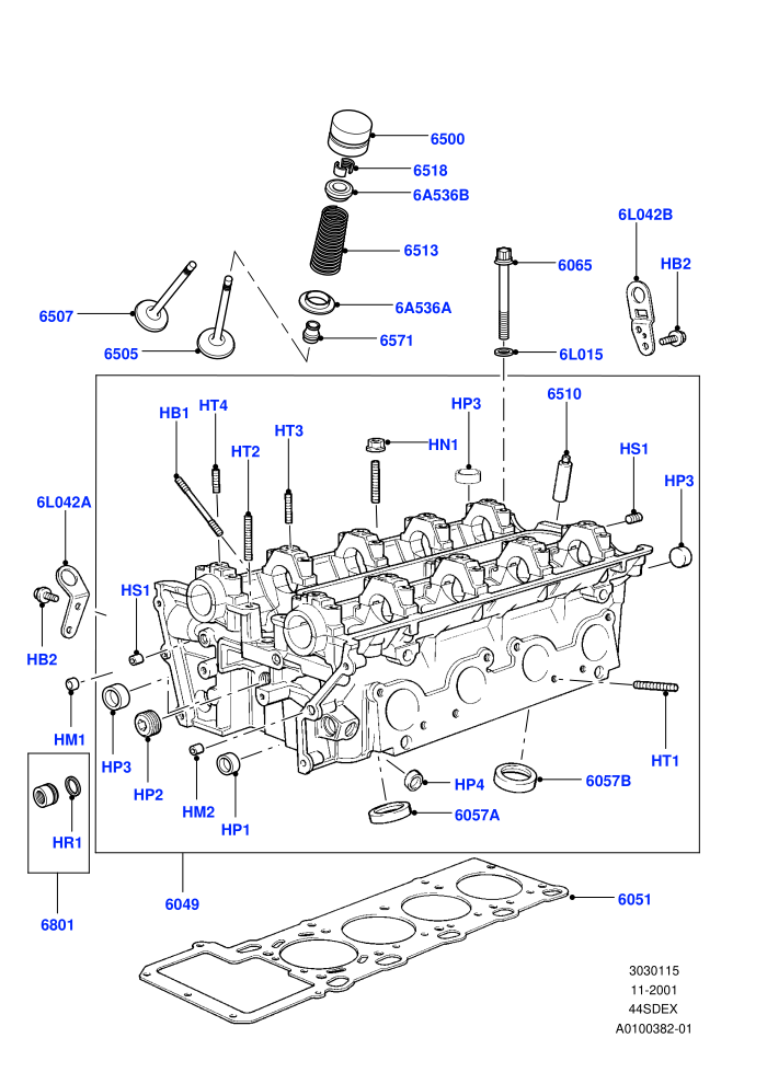 Cylinder Head (M62 B44 4.4 V8 Petrol)