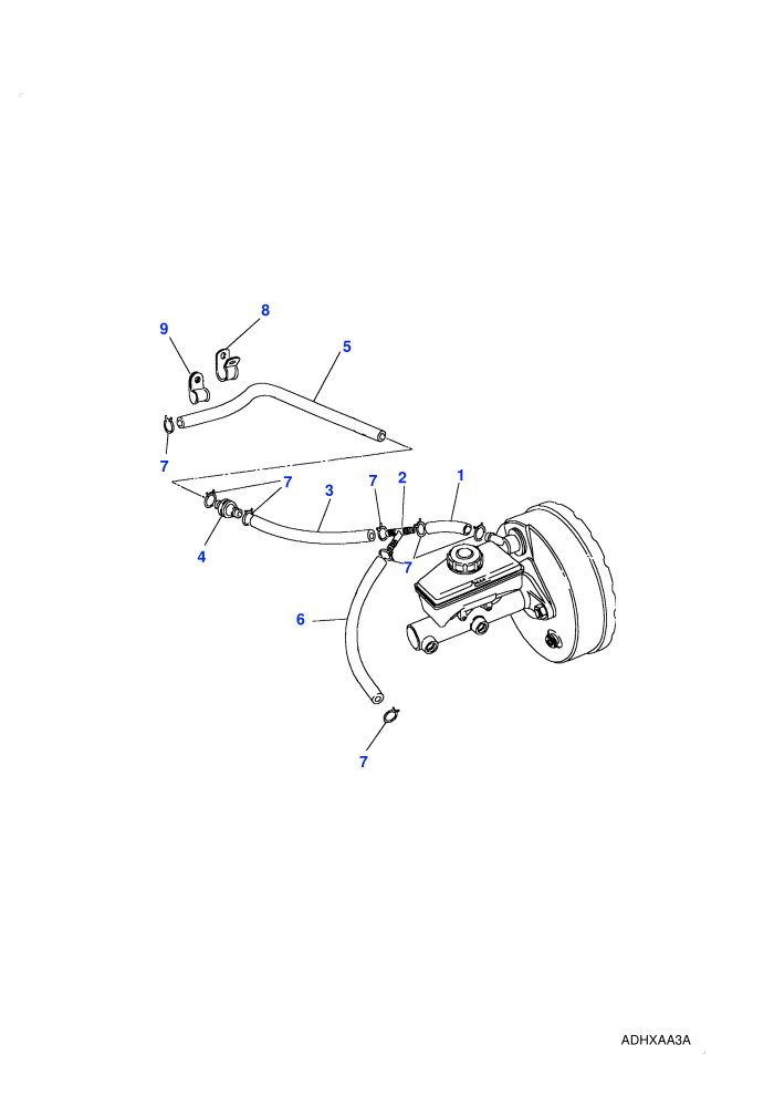 Vacuum Hoses (With Air Conditioning)((V)TOAA273531)