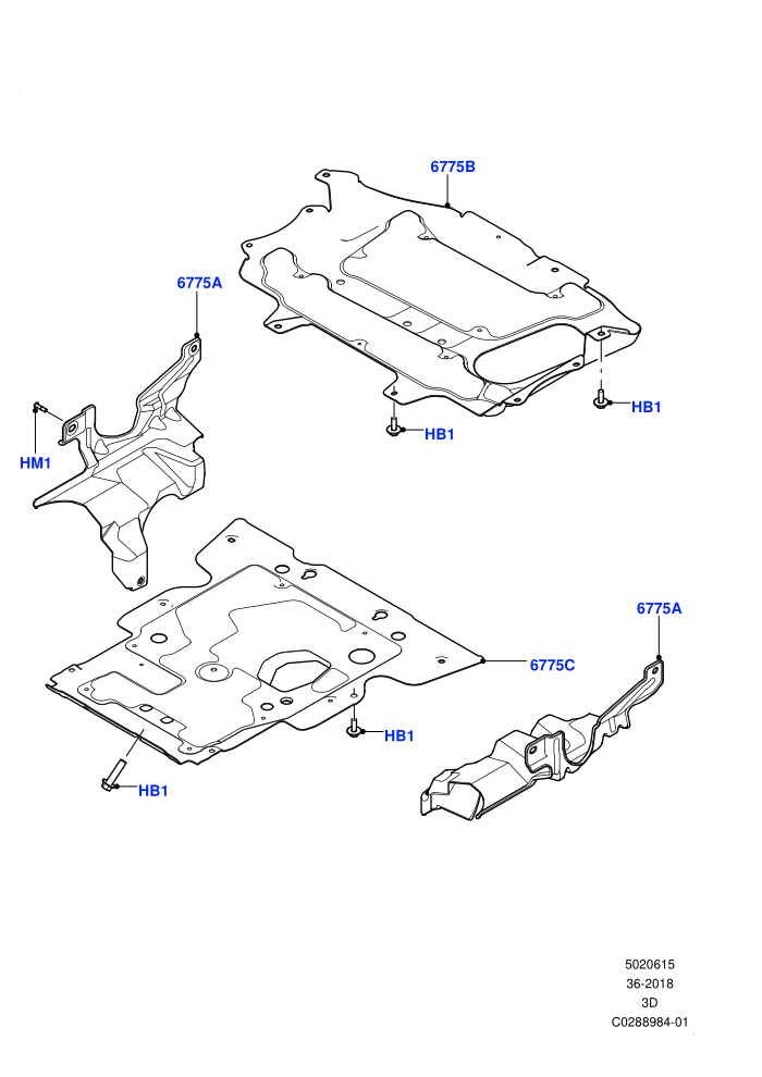 Splash And Heat Shields (Front,Nitra Plant Build)((V)FROMK2000001)