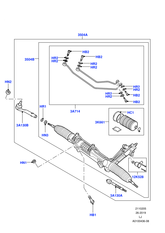 Steering Gear ((V)TO9A999999)