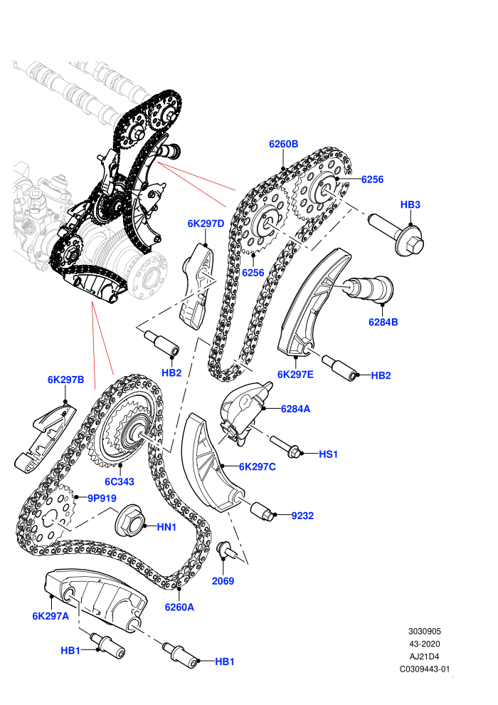 Timing Gear (2.0L AJ21D4 Diesel Mid)((V)FROMMA000001)