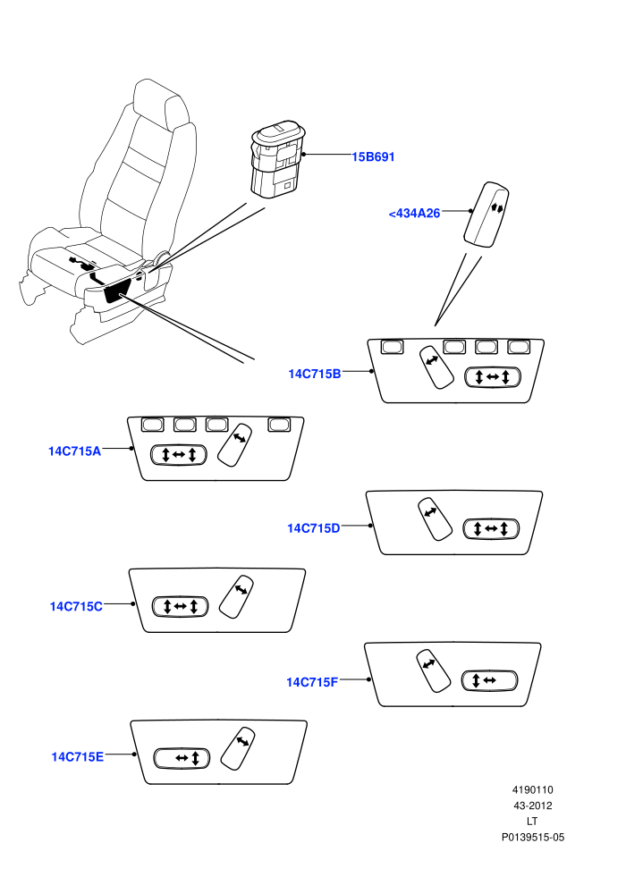 Switches (Seats)((V)TO9A999999)