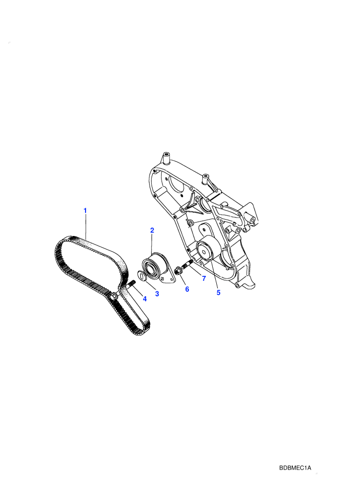 Timing Belt & Tensioner (2.5L 200 Tdi,5 Speed Manual Transmission,Less Catalyst)