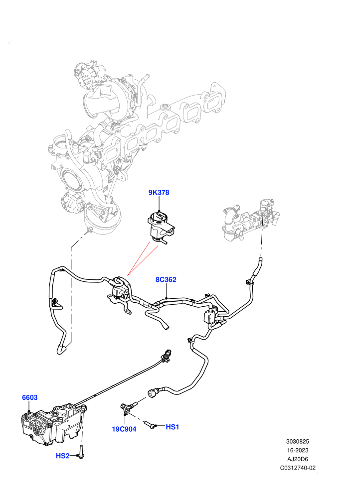 Vacuum Control And Air Injection (3.0L AJ20D6 Diesel High)