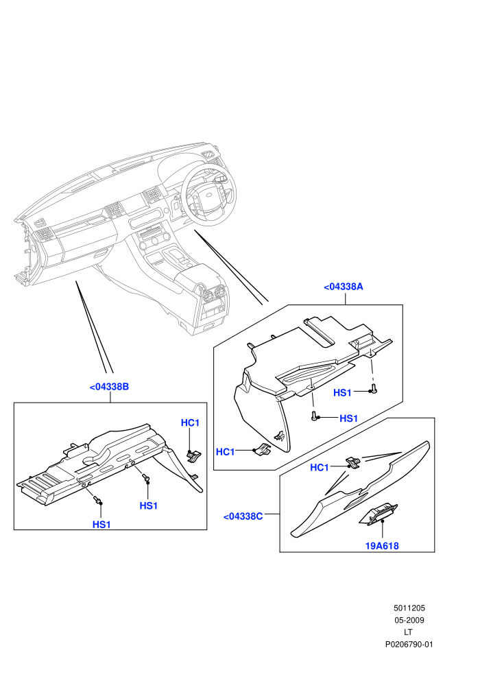 Instrument Panel (Lower)((V)FROMAA000001)