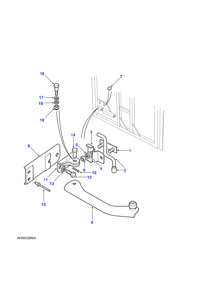 Rear End Door Check Mechanism-With Torsion Bar