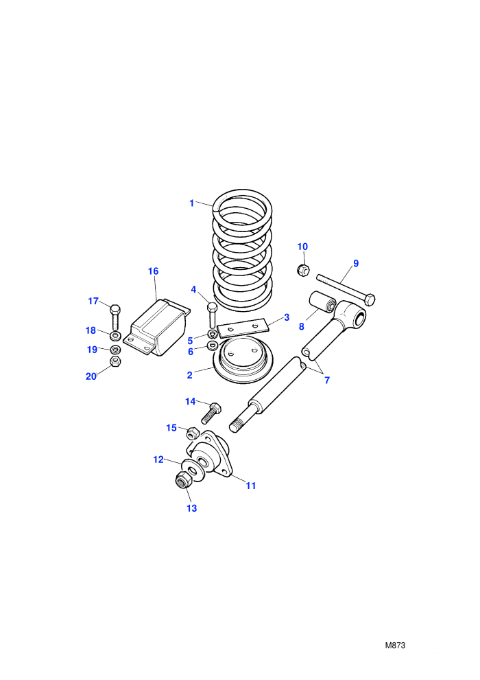 Bottom Link & Road Springs