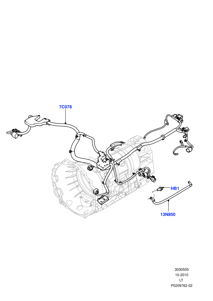 Electrical Wiring - Engine And Dash (Case Assy / Transmission)((V)FROMAA000001)