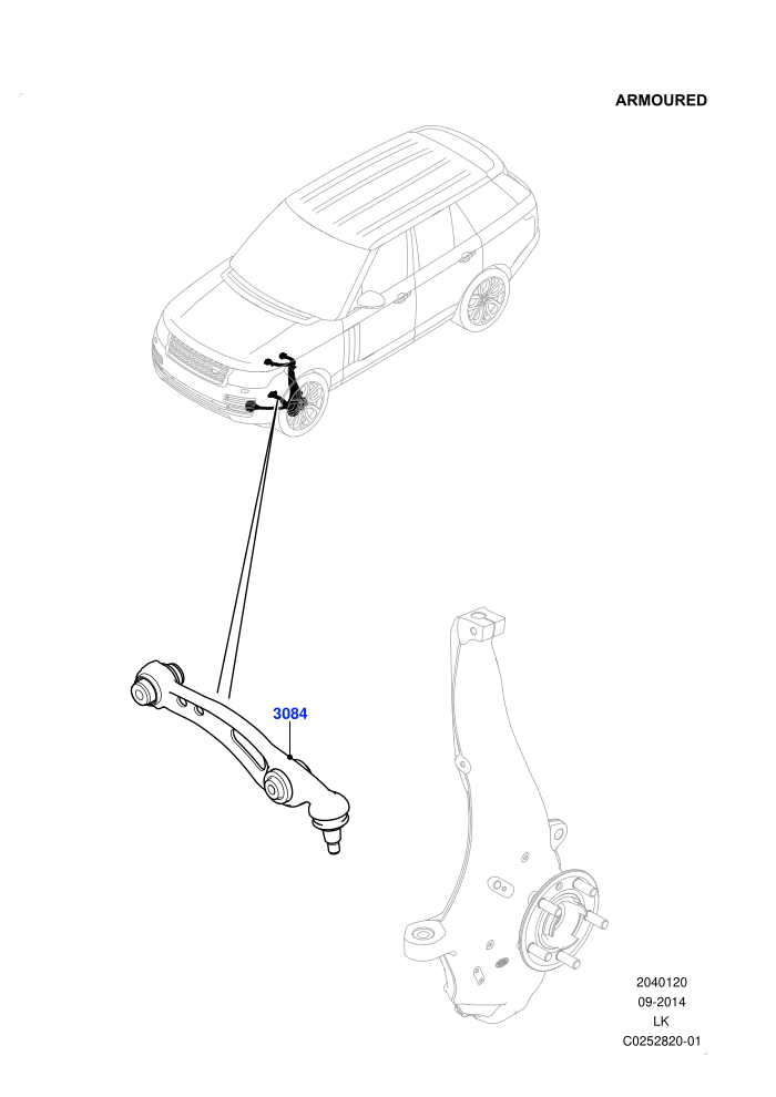 Front Suspension Arms (Armoured)((V)FROMEA000001)