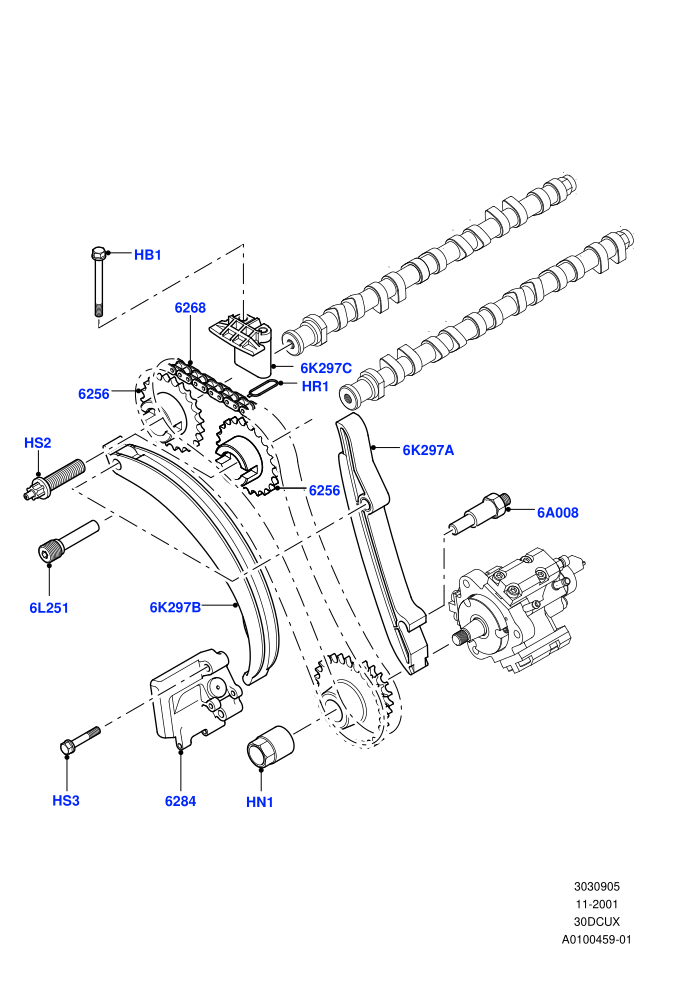 Timing Gear (M57 D30 3.0 Diesel)(Upper)