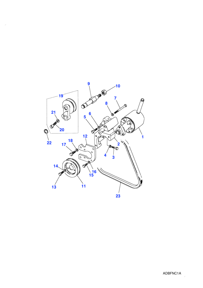 Power Steering Pump-Adwest (2.5L 4 Cyl L/R Petrol)