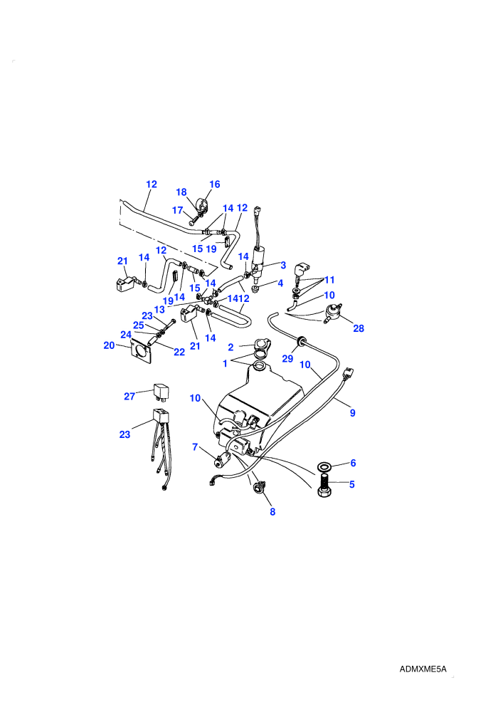 Windscreen/Headlamp Wash (With Air Conditioning)((V)TOWA159806 (V)FROMAA270227)