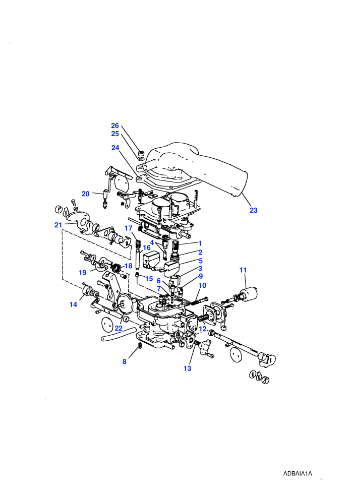 Carburetter Mechanical Pump (2.25L 4 Cyl L/R Petrol)