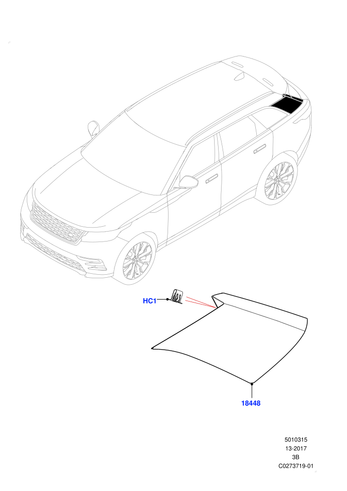 Luggage Compartment Door (D Pillar,Finisher)