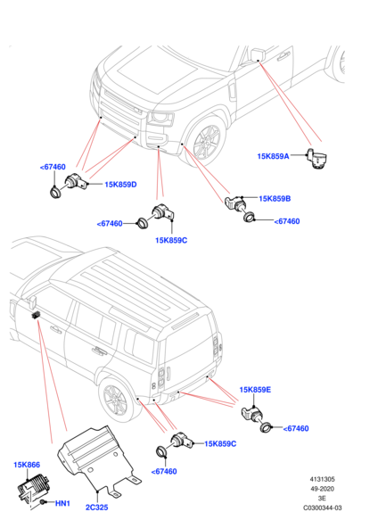 LR142072 LAND ROVER