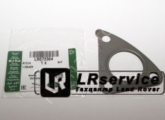 LR072304 GREEN OVAL Прокладка выпускного коллектора D4 3,0L