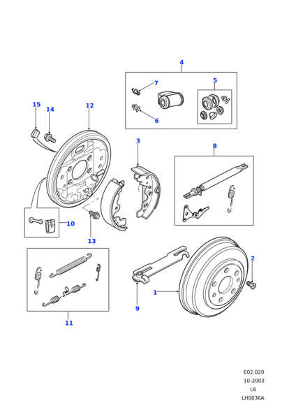 SML000010 LAND ROVER Тормозной цилиндр задний FR c 2001-