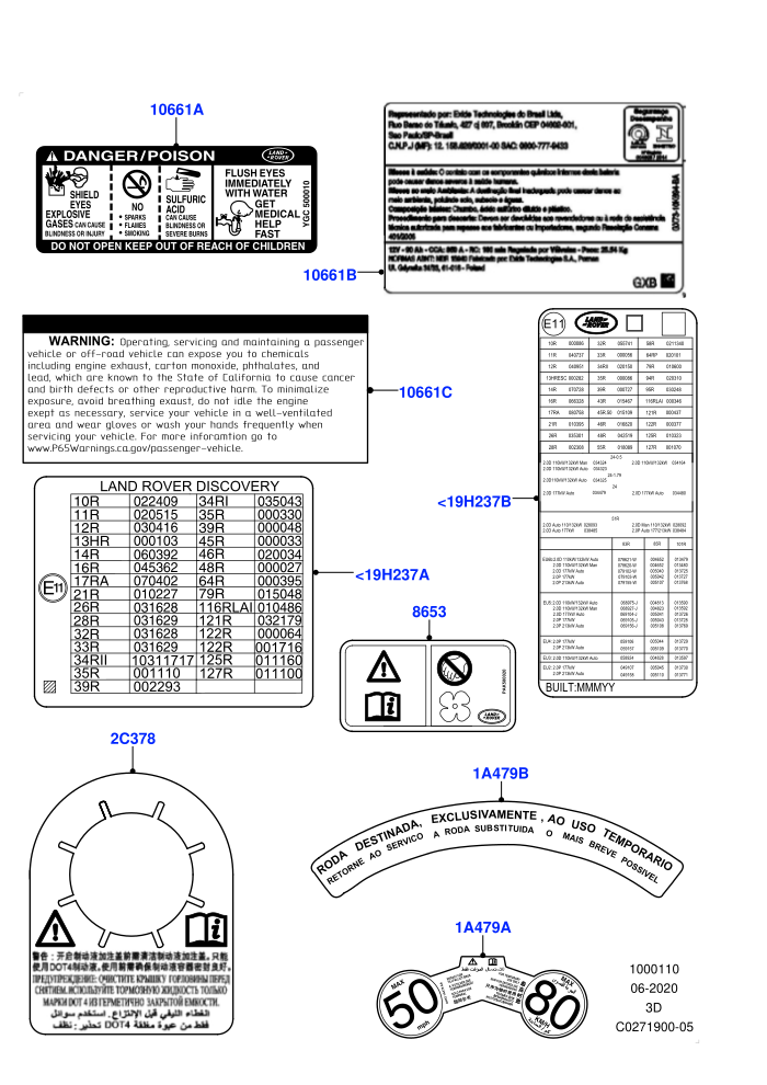 Labels (Solihull Plant Build,Warning Label)((V)FROMHA000001)