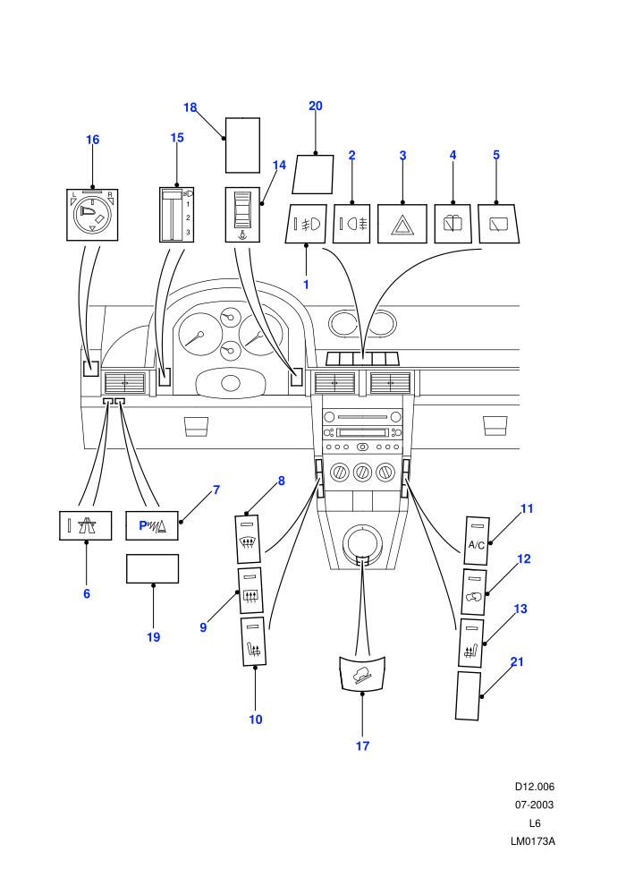 Instrument Panel ((V)FROM4A000001)