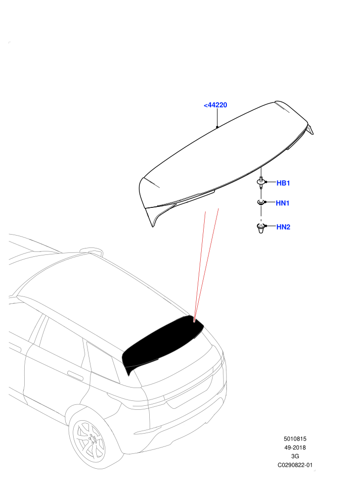 Spoiler And Related Parts (Halewood (UK))