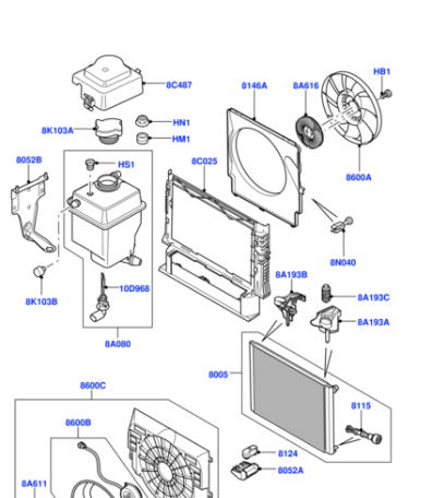PCF000033 MOTORHERZ Расширительный бачок NRR 2002-2006