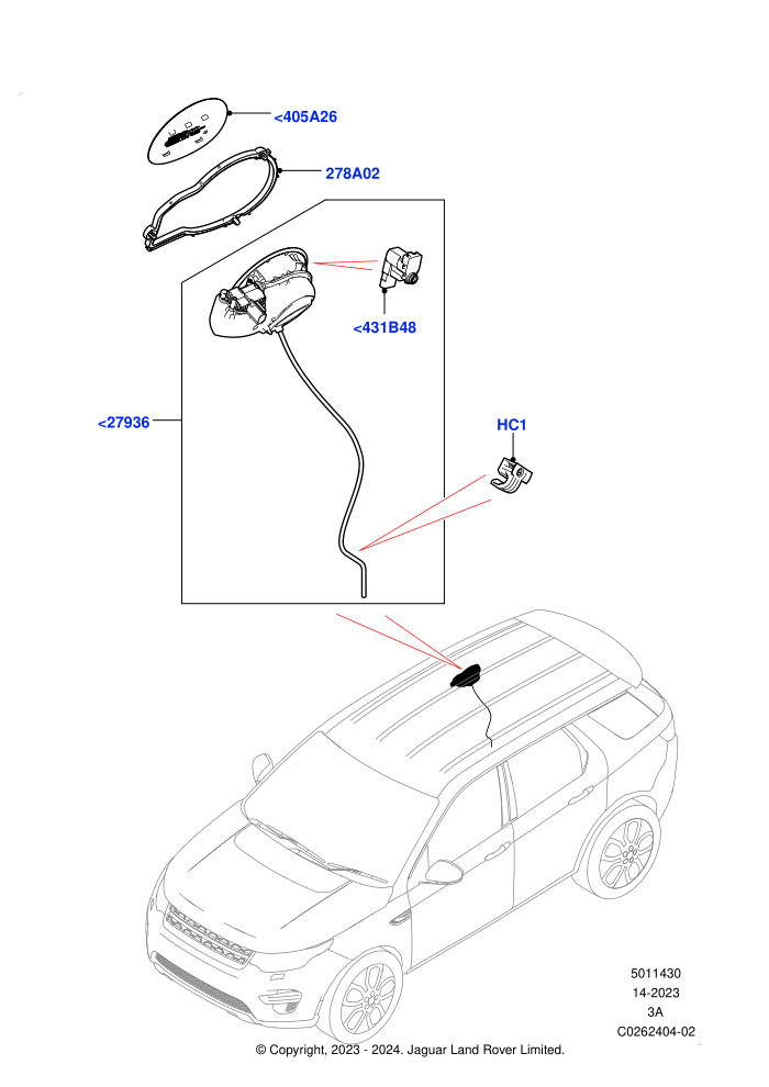Fuel Tank Filler Door And Controls (Changsu (China))((V)FROMFG000001)