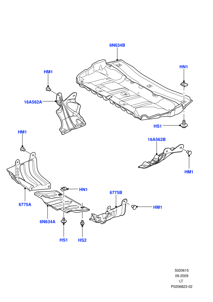 Splash And Heat Shields (Undertray)((V)FROMAA000001)