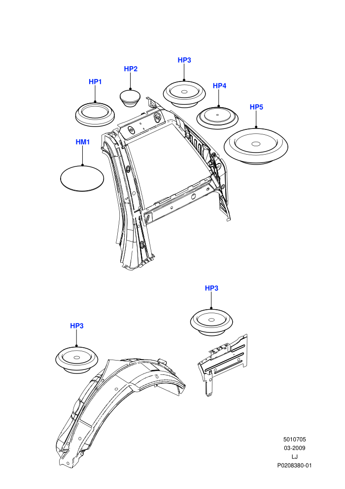Plugs - Body (Rear)((V)FROMAA000001)
