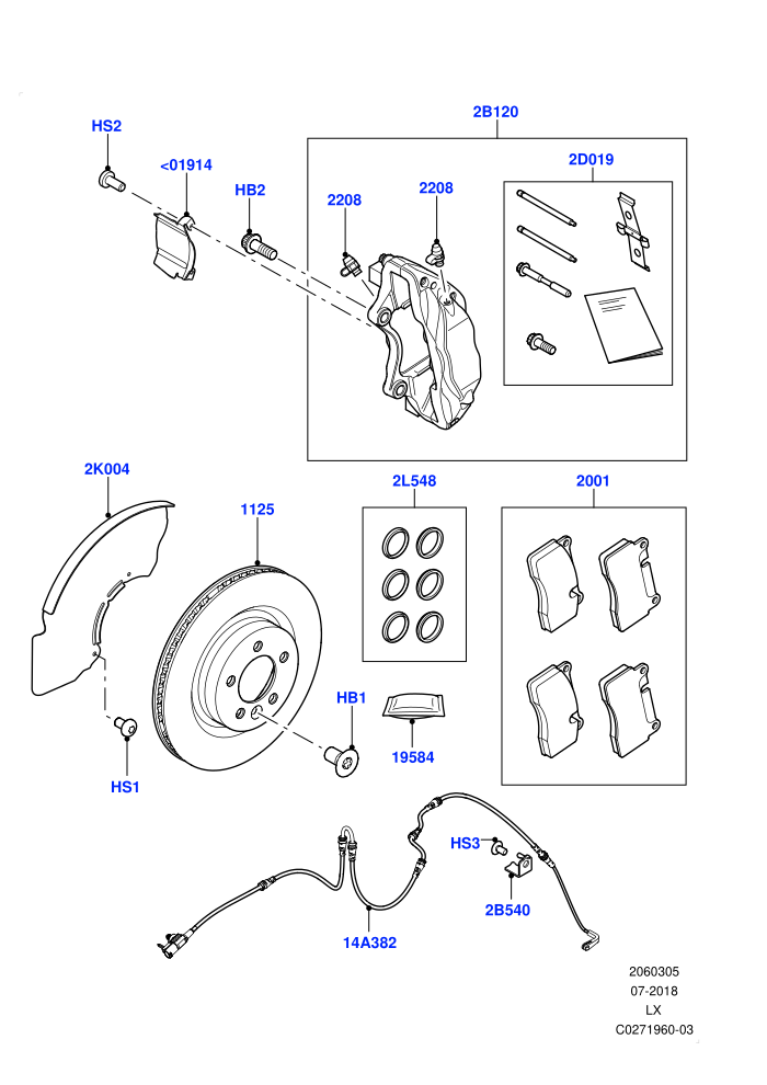 Front Brake Discs And Calipers (Disc And Caliper Size-Frt 20/RR 20,Front Disc And Caliper Size 20,Non SVR,Version - Core)((V)FROMGA652128)